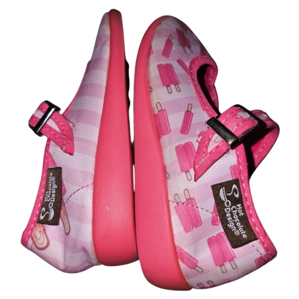 Hot Chocolate Design Popsicle Girls Mary Jane Flats